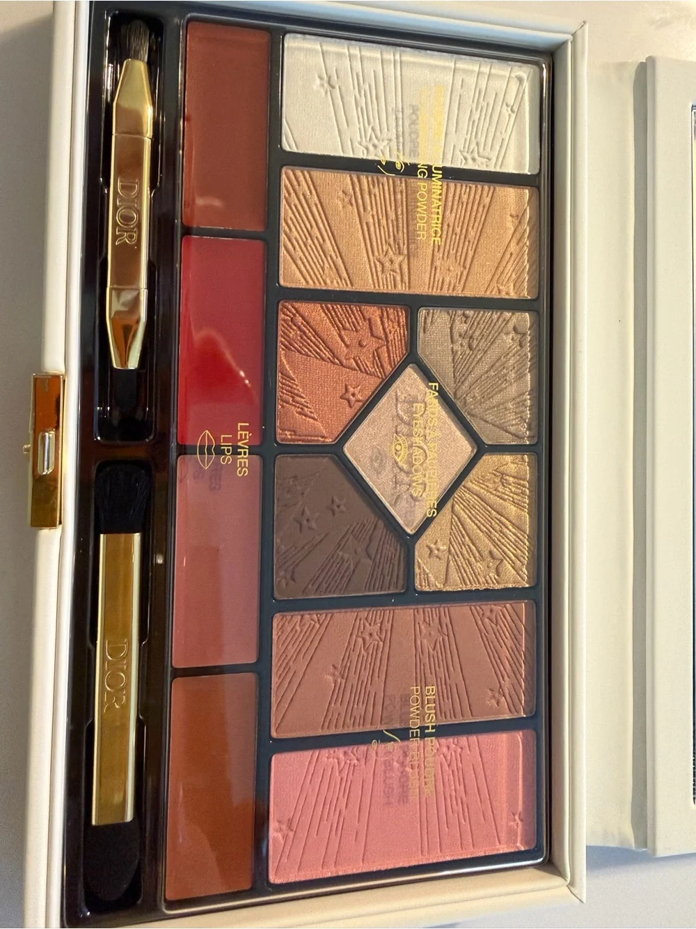 Dior Women Eyeshadow & Cheek Palette — Nude, Pink, Gold, Brown NEW no box